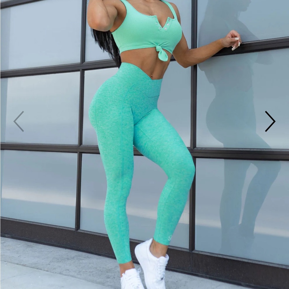 Bombshell Sportswear Mint Green Brazilian Contour Leggings